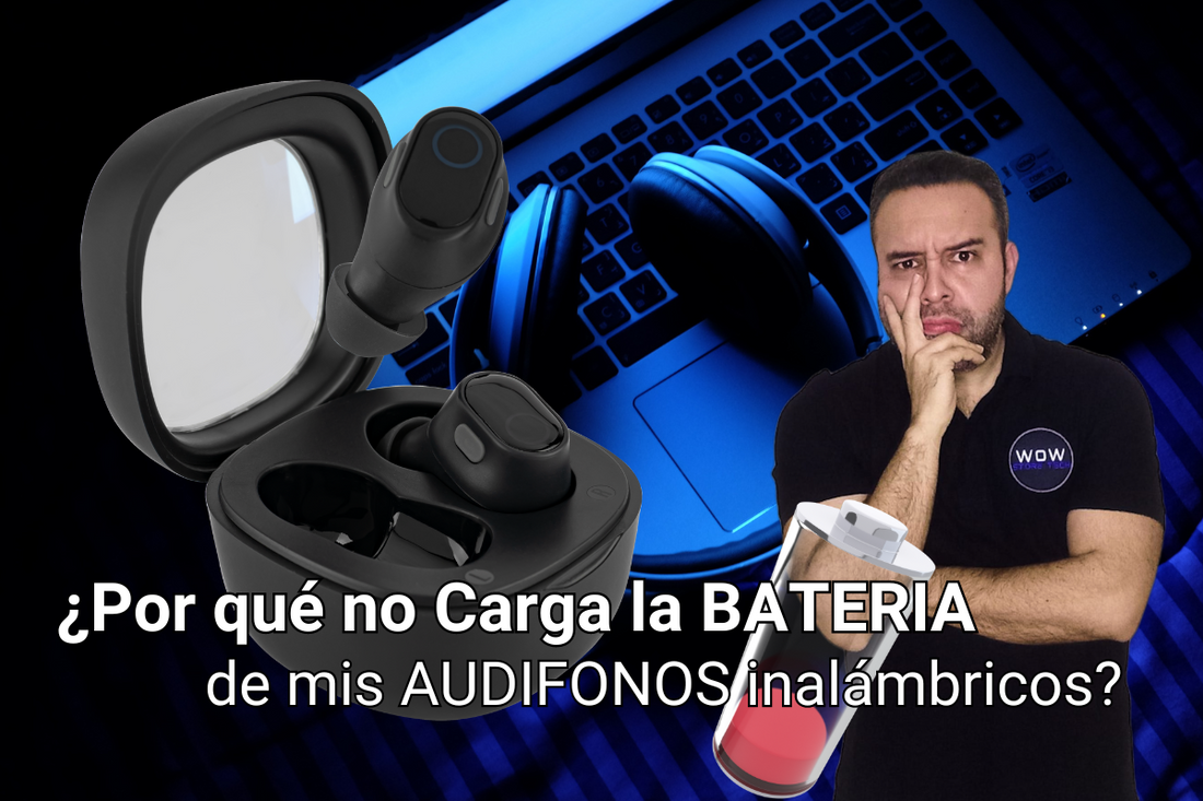 ¿Por qué no carga la batería de mis Audífonos inalámbricos?